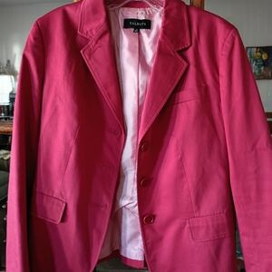 Talbots Peach / Rose Pink Blazer, size 12